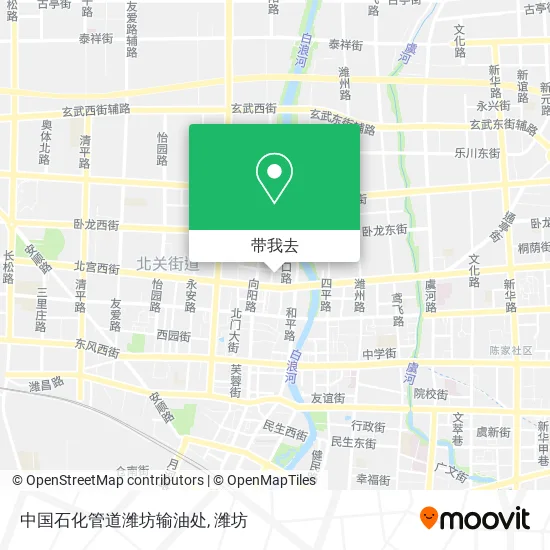 中国石化管道潍坊输油处地图