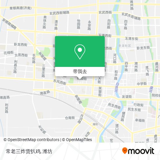 常老三炸货扒鸡地图