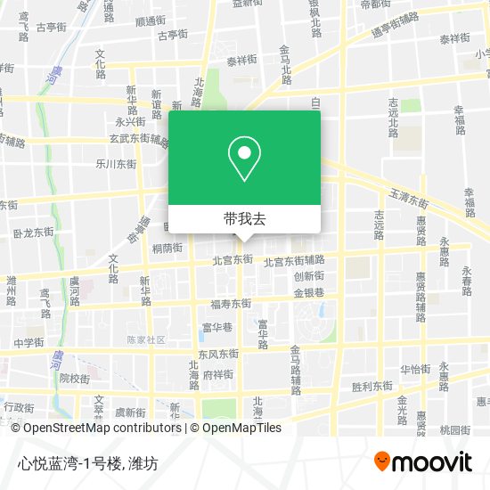 心悦蓝湾-1号楼地图