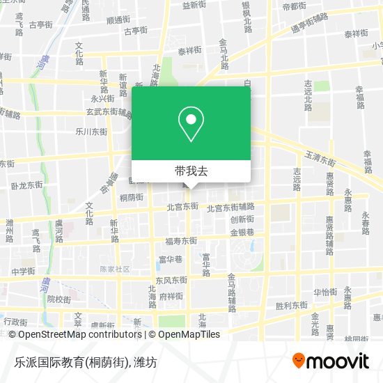 乐派国际教育(桐荫街)地图