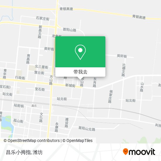 昌乐小拇指地图