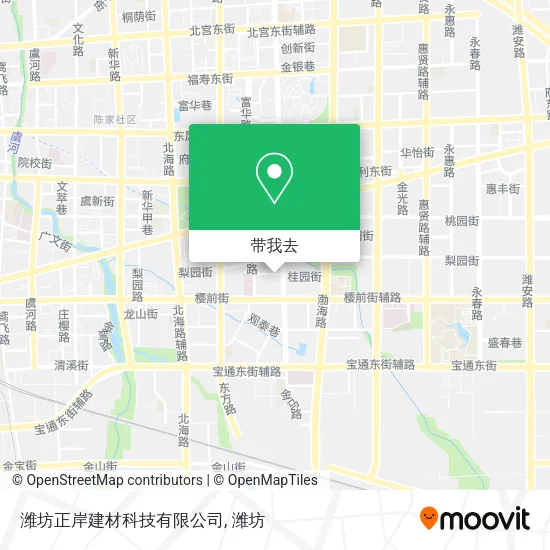 潍坊正岸建材科技有限公司地图