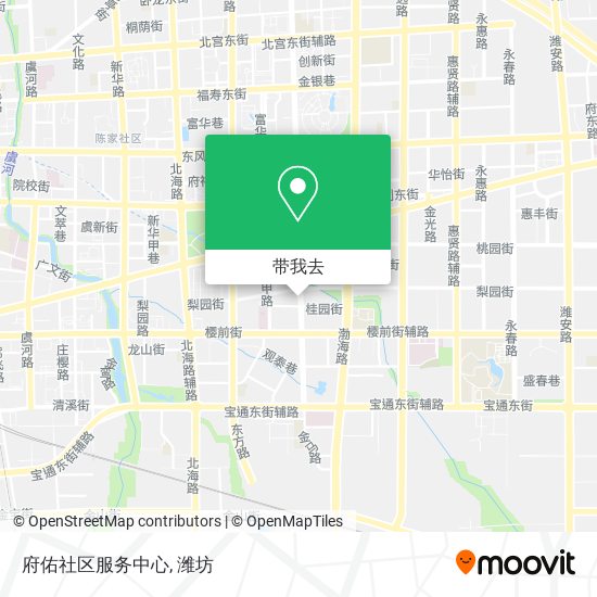 府佑社区服务中心地图