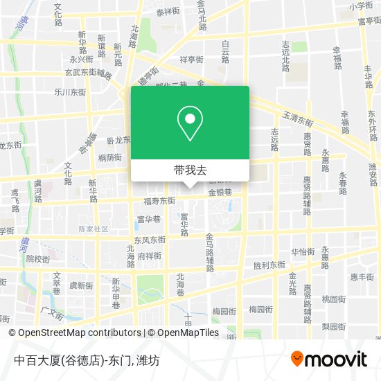 中百大厦(谷德店)-东门地图