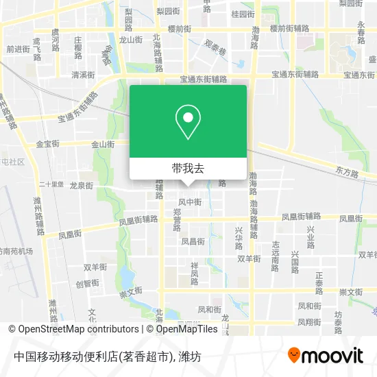 中国移动移动便利店(茗香超市)地图
