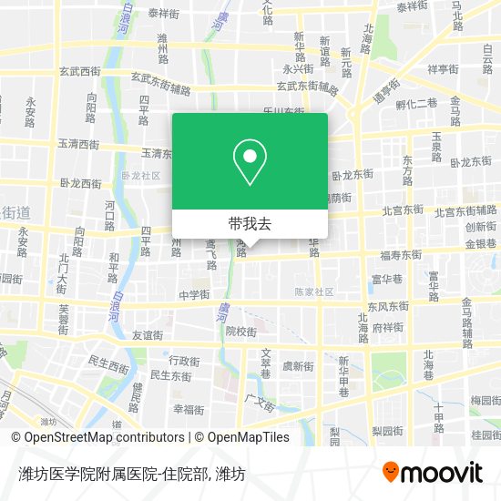 潍坊医学院附属医院-住院部地图