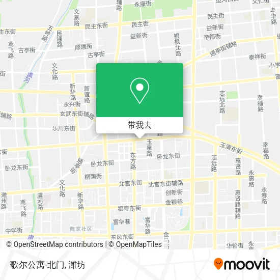 歌尔公寓-北门地图