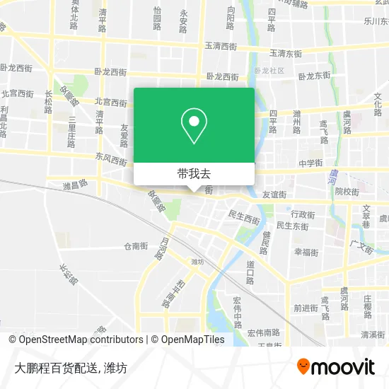 大鹏程百货配送地图