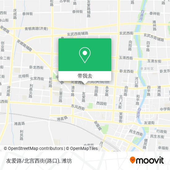 友爱路/北宫西街(路口)地图