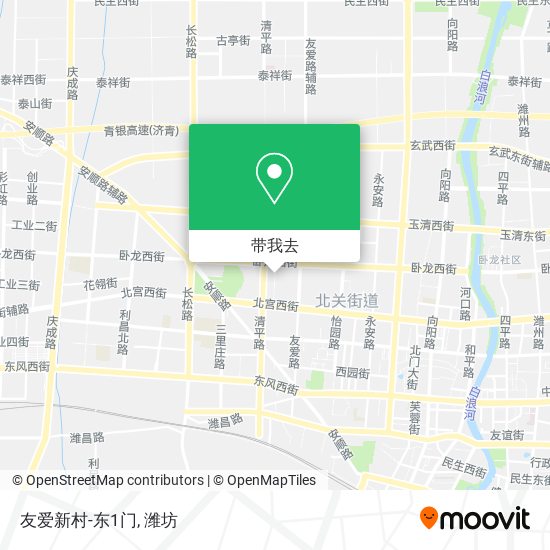 友爱新村-东1门地图