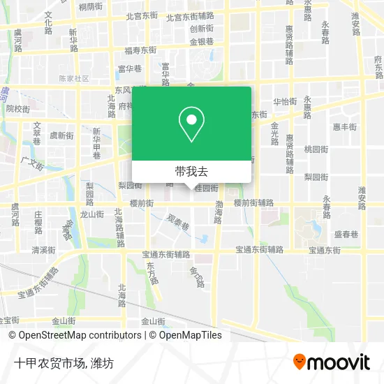 十甲农贸市场地图