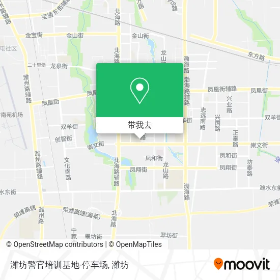 潍坊警官培训基地-停车场地图