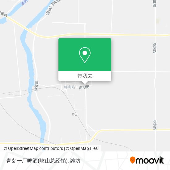 青岛一厂啤酒(峡山总经销)地图