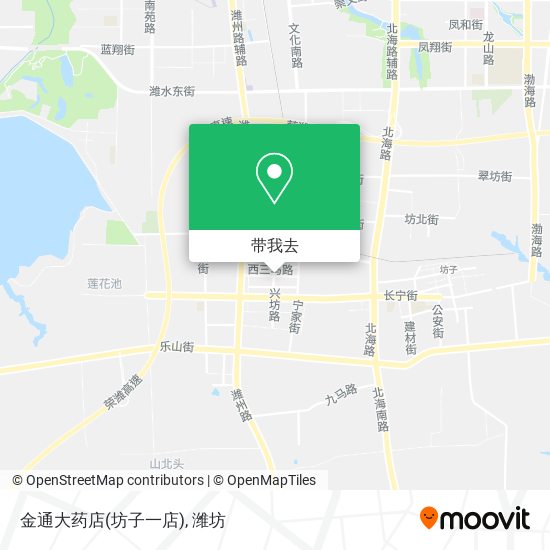 金通大药店(坊子一店)地图