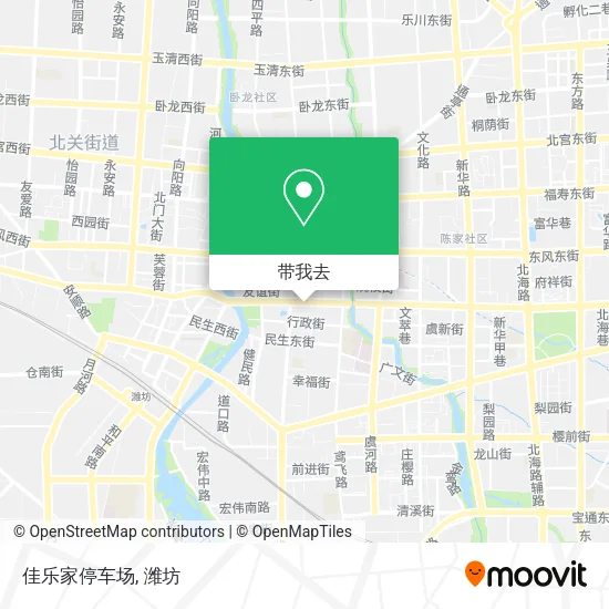 佳乐家停车场地图