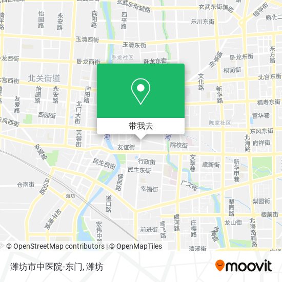 潍坊市中医院-东门地图