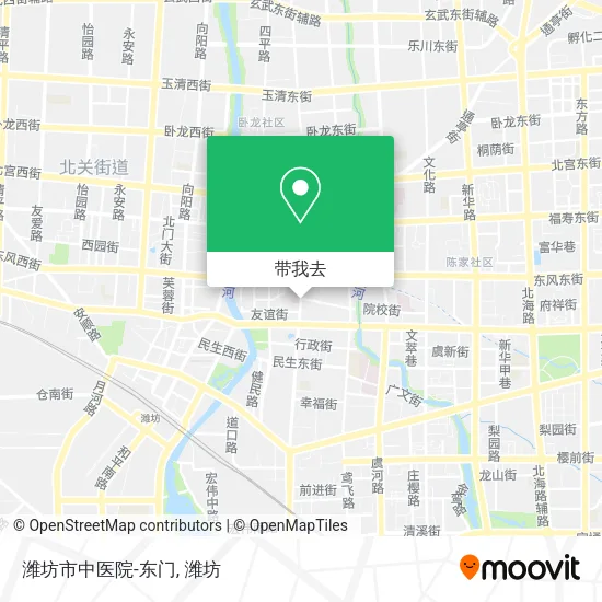 潍坊市中医院-东门地图