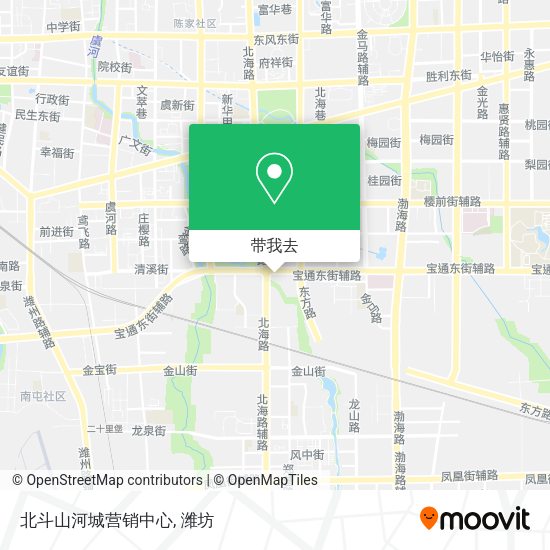 北斗山河城营销中心地图