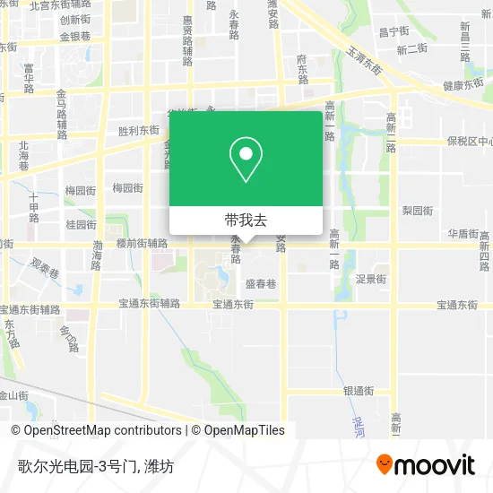 歌尔光电园-3号门地图