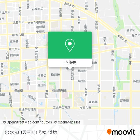 歌尔光电园三期1号楼地图