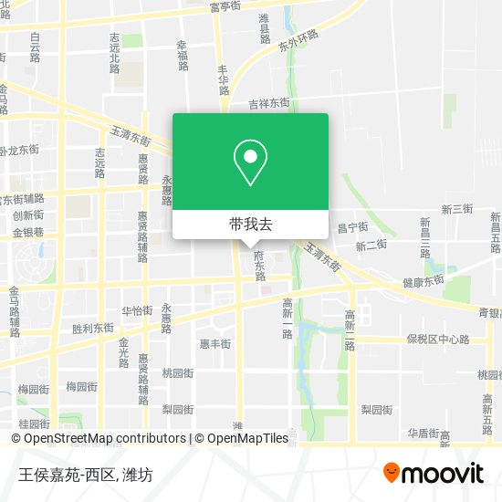 王侯嘉苑-西区地图