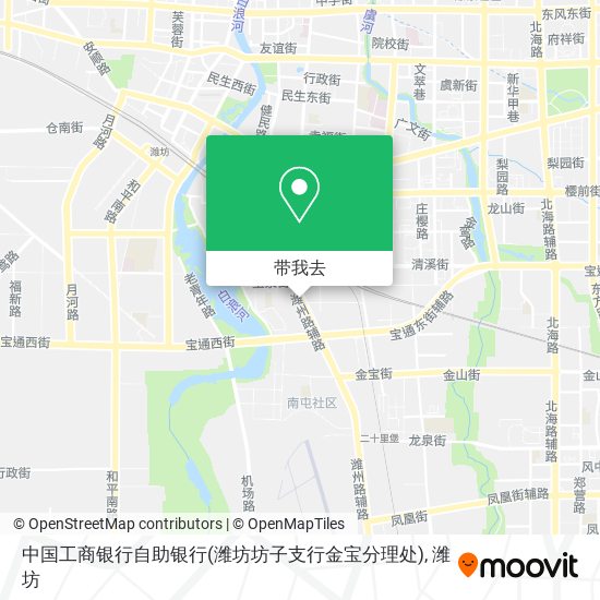 中国工商银行自助银行(潍坊坊子支行金宝分理处)地图