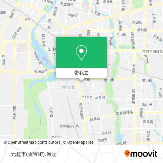 一元超市(金宝街)地图