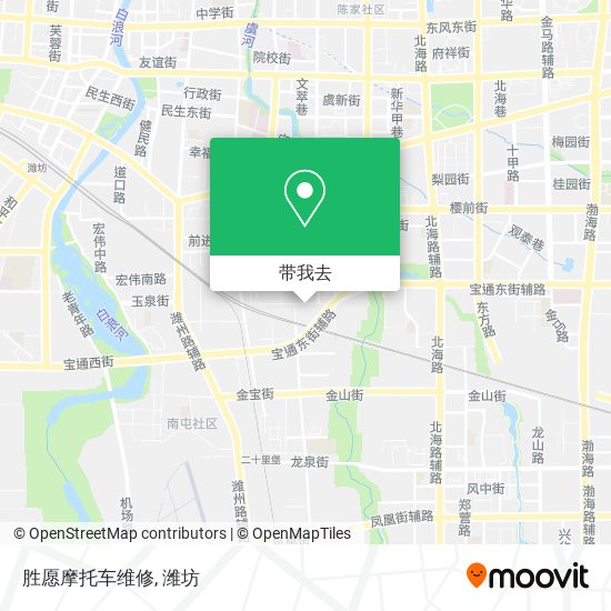 胜愿摩托车维修地图