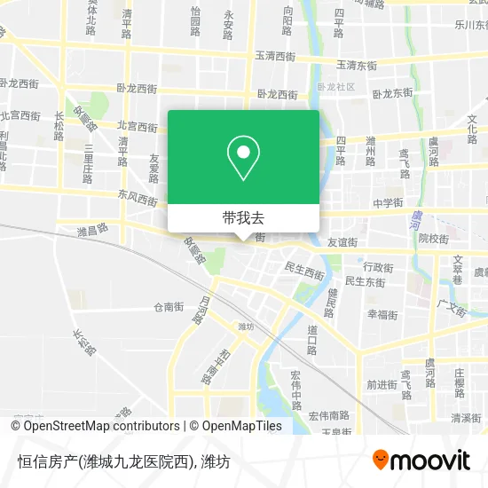 恒信房产(潍城九龙医院西)地图