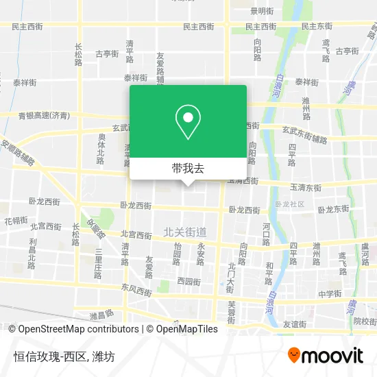 恒信玫瑰-西区地图