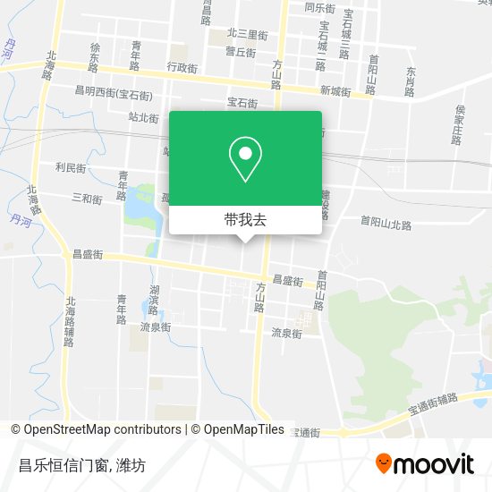 昌乐恒信门窗地图