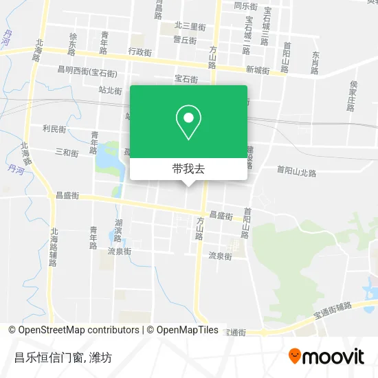 昌乐恒信门窗地图