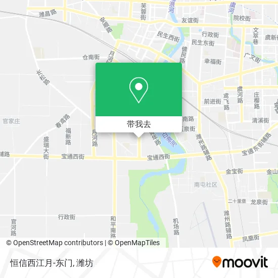 恒信西江月-东门地图