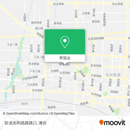 卧龙街利昌路路口地图