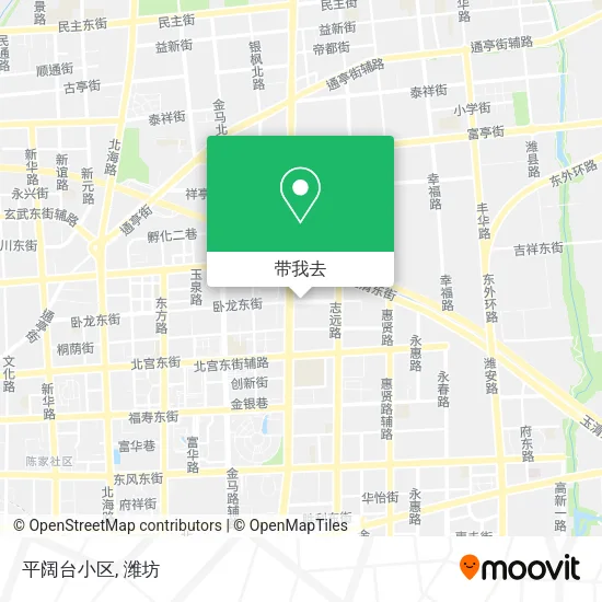 平阔台小区地图