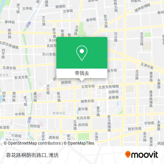 蓉花路桐荫街路口地图