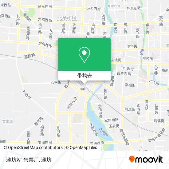 潍坊站-售票厅地图