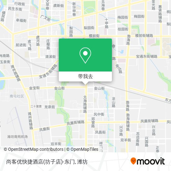 尚客优快捷酒店(坊子店)-东门地图