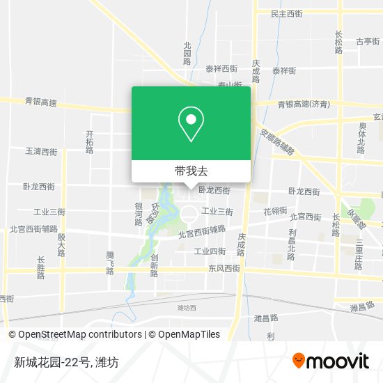 新城花园-22号地图