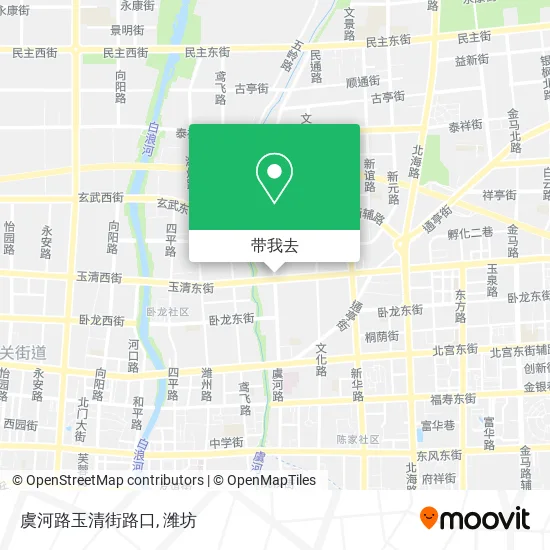 虞河路玉清街路口地图