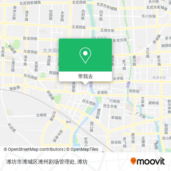 潍坊市潍城区潍州剧场管理处地图