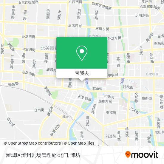 潍城区潍州剧场管理处-北门地图