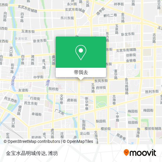 金宝水晶明城传达地图