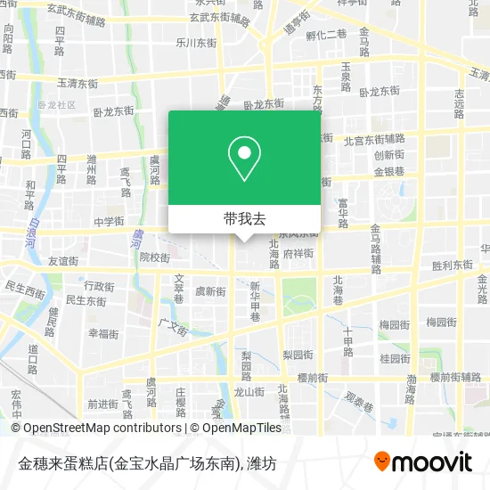 金穗来蛋糕店(金宝水晶广场东南)地图