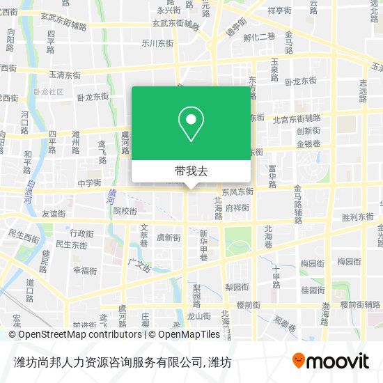 潍坊尚邦人力资源咨询服务有限公司地图