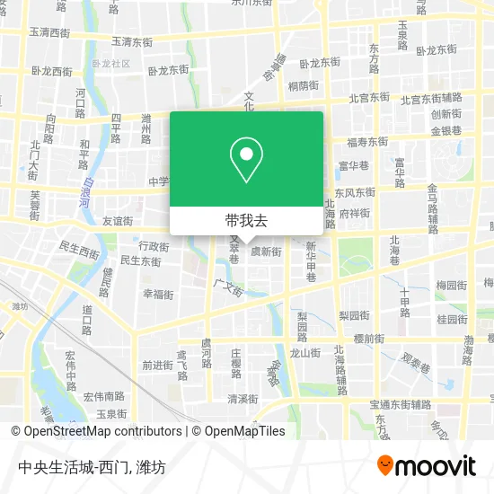 中央生活城-西门地图