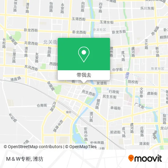 M＆W专柜地图