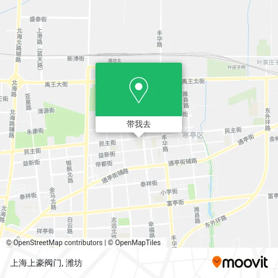 上海上豪阀门地图