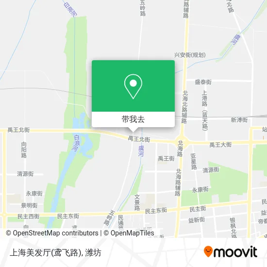上海美发厅(鸢飞路)地图