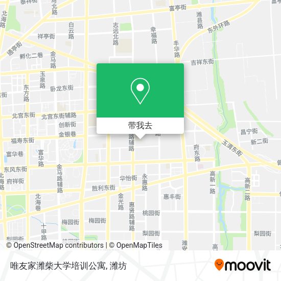 唯友家潍柴大学培训公寓地图